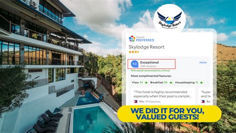 Tourists Recognize SkyLodge as an Exceptional Hotel .